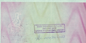 Banknote from Zimbabwe