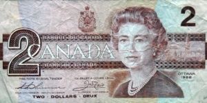 Canada 2 dollars Banknote