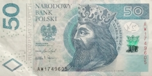 Poland 50 Złotych
AW 1749605 Banknote