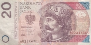 Poland 20 Złotych
AU 2344369 Banknote