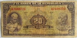 BILLETE-COLOMBIA-20-PESOS-ORO-1947-CALDAS-P392d-REF-CO502-USA-SELLER thumbnail 1
BILLETE-COLOMBIA-20-PESOS-ORO-1947-CALDAS-P392d-REF-CO502-USA-SELLER thumbnail 2
Have one to sell? Sell now- Have one to sell?
BILLETE COLOMBIA 20 PESOS ORO 1947 CALDAS P392d REF CO502 FOR SALE Banknote