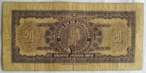 Banknote from Colombia