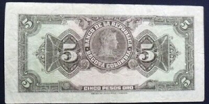 Banknote from Colombia