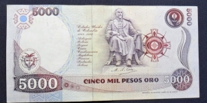 Banknote from Colombia