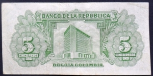 Banknote from Colombia