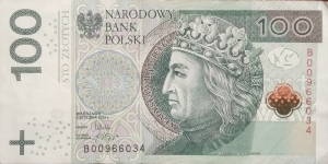 Poland 100 Złotych BO 0966034 Banknote