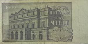 Banknote from Italy