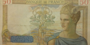 Banknote from France