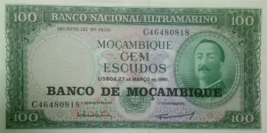 100 escudos Banknote