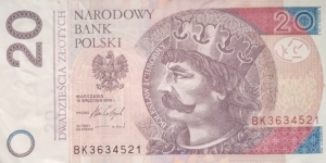 Poland 20 Złotych
BK 3634521 Banknote