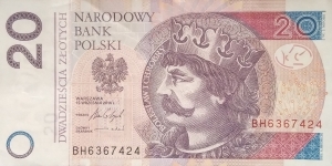 Poland 20 Złotych
BH 6367424 Banknote