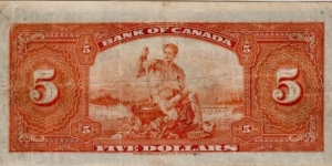 Banknote from Canada