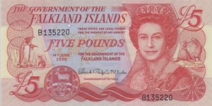 P-17 Five Pounds Banknote