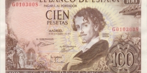 P-150 100 Pesetas Banknote