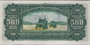 Banknote from Yugoslavia