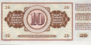 Banknote from Yugoslavia