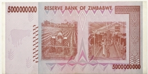 Banknote from Zimbabwe