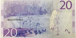 Banknote from Sweden