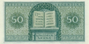 Banknote from Argentina