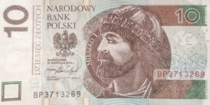 Poland 10 Złotych
BP 3713269 Banknote