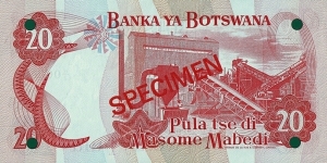 Banknote from Botswana