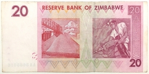 Banknote from Zimbabwe