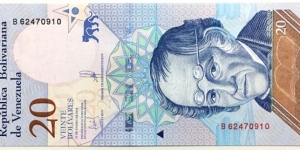 20 Bolivares Banknote