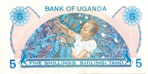 Banknote from Uganda