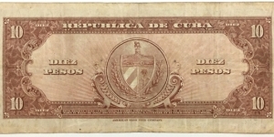 Banknote from Cuba