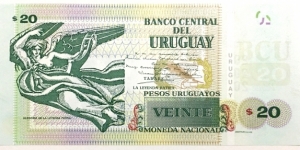 Banknote from Uruguay