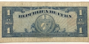 Banknote from Cuba