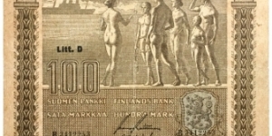 100 Markkaa Banknote