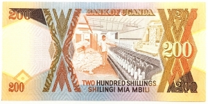 Banknote from Uganda