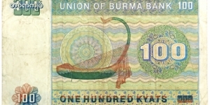 Banknote from Myanmar