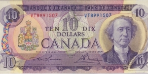 BC-49c $10 VT3037595 (different S/N than image) Banknote