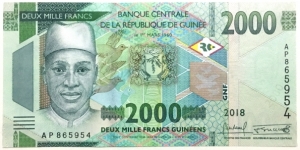 2000 Francs Banknote