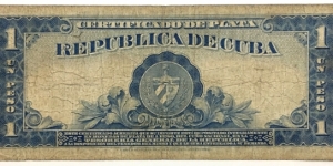 Banknote from Cuba