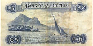 Banknote from Mauritius