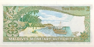 Banknote from Maldives