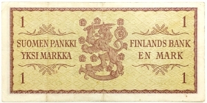 Banknote from Finland