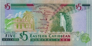 Banknote from East Caribbean St.