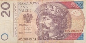 Poland 20 Złotych
AP 7083974 Banknote