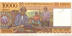 Banknote from Madagascar