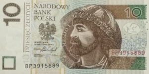 Poland 10 Złotych
BP 3915689 Banknote