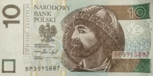 Poland 10 Złotych
BP 3915687 Banknote