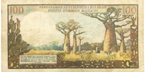 Banknote from Madagascar