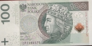 Poland 100 Złotych
CP 1399375 Banknote