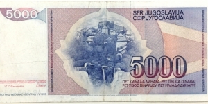 Banknote from Yugoslavia