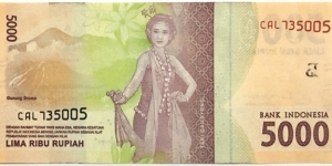 Banknote from Indonesia