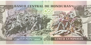 Banknote from Honduras